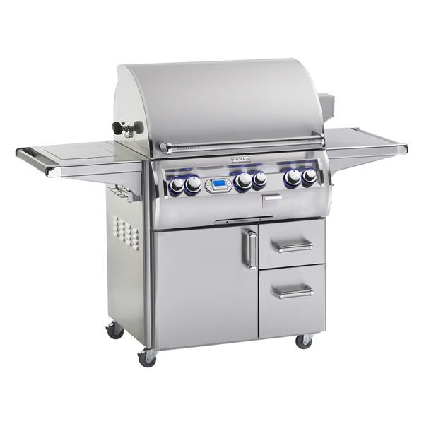 Fire Magic Echelon Diamond E660s Cart Mount Grill - Single Side Burner