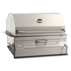 Legacy Built-In Charcoal BBQ Grill-Smoker Oven/Hood-30"x18"