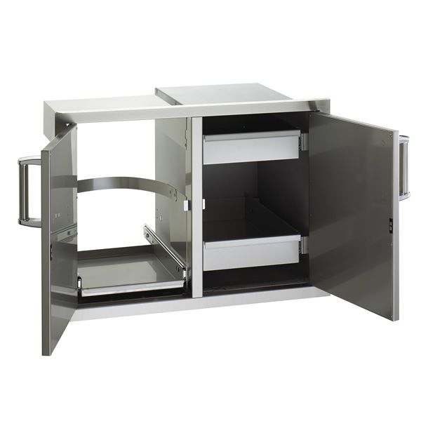 Fire Magic Premium Double Doors with Dual Drawers & Trash Tray