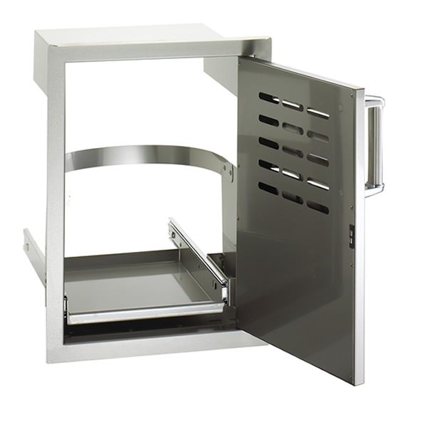 Fire Magic Single Door with Louvers & Tank Tray