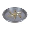 Triple S Brass Bullet Burner with Round Drop-In Pan