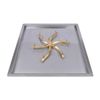 Triple S Brass Bullet Burner with Square Drop-In Pan