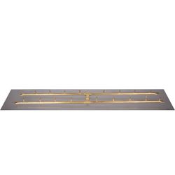 Brass H-Bullet Burner with Flat Pan