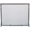 Framed Natural Wrought Iron Single Panel Screen - 39" x 31"