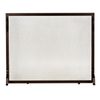 Framed Bronze Wrought Iron Single Panel Screen - 39" x 31"