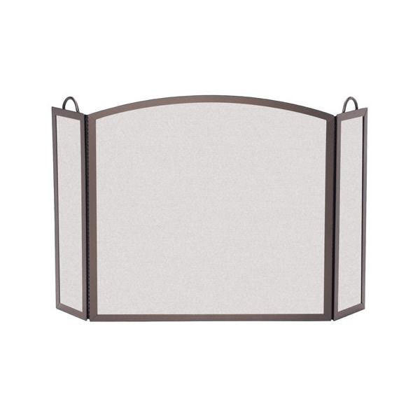 Full Arch Three Panel Fireplace Screen - 54" x 32 1/2"