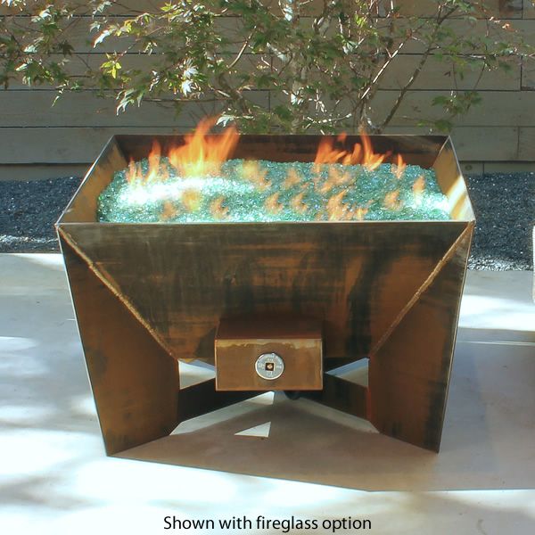 Kenna Fia Steel Wood Burning Fire Pit