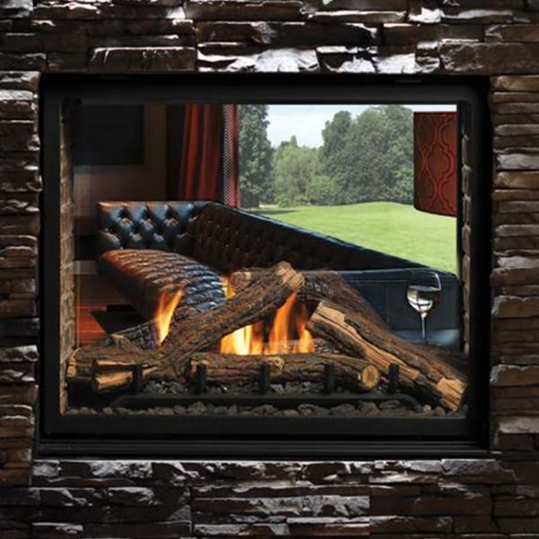 Kingsman MCVST42H See Through Direct Vent Gas Fireplace