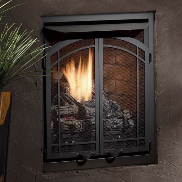 Kingsman ZVF24 Zero Clearance Vent Free Gas Fireplace - 24"