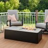 Kinney Rectangular Gas Fire Pit Table