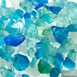 Krystal Fire - Fire Glass - 1/2"-1" Tropic Mix