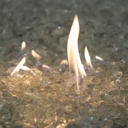 Krystal Fire - Fire Glass - 1/2"-1" Clear Ice - 10lbs