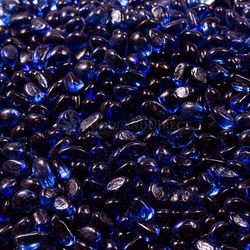 Krystal Fire - Gem Fire Glass - Royal Blue 10 lbs.