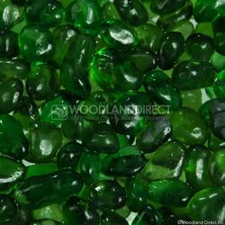 Krystal Fire - Smooth Fire Glass - 1/2" Emerald