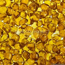 Krystal Fire - Smooth Fire Glass - 1/2" Golden