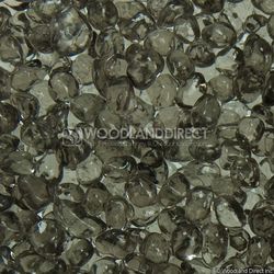 Krystal Fire - Smooth Fire Glass - 1/2" Smoke