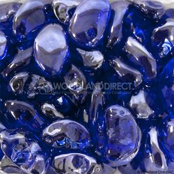 Krystal Fire - Smooth Fire Glass - 1" Royal Irid.