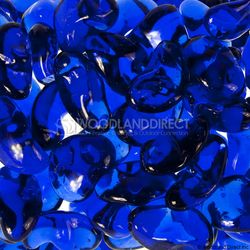 Krystal Fire - Smooth Fire Glass - 1" Royal