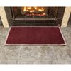 Minuteman - Plum Wine Rectangular Wool Hearth Rug 44"x22"