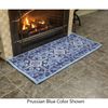 Minuteman Art Deco Rectangular Wool Hearth Rug 56"x26"