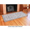 Minuteman Tabriz Rectangular Wool Hearth Rug 56"x26"