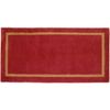 Minuteman Sangria Contemporary Rectangular Wool Hearth Rug