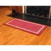 Minuteman Sangria Contemporary Rectangular Wool Hearth Rug
