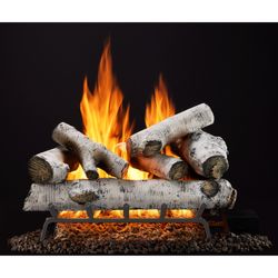 Outdoor Lifestyles Woodland Birch Outdoor Vented Gas Log Set