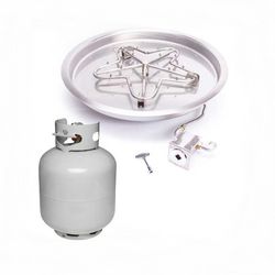HPC Small Tank Match Lit Round Torpedo Burner Bowl Insert - 31"