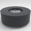 HPC Agni Round Stainless Steel Torpedo Burner Electronic Fire Pit - 60"