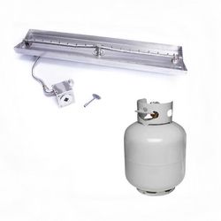 HPC Small Tank Match Lit Interlink Torpedo Burner Insert - 25x8