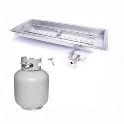 HPC Small Tank Match Lit Torpedo H-Burner - 36x14