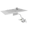 HPC Torpedo Flat H-Burner Match Lit Burner System - 33" x 15"