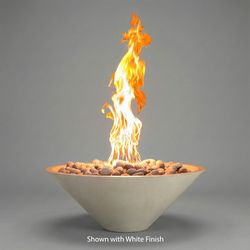 Halo Medium Concrete Vessel