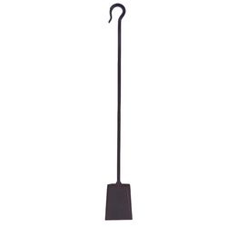 Hooked Black Wrought Iron Shovel