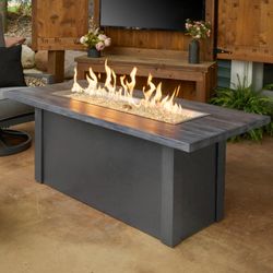 Havenwood Manual Ignition Gas Fire Pit Table - 62"
