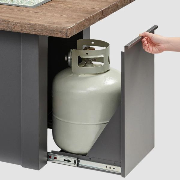 Havenwood Manual Ignition Gas Fire Pit Table - 62"