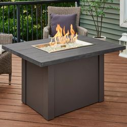 Havenwood Manual Ignition Gas Fire Pit Table - 44"