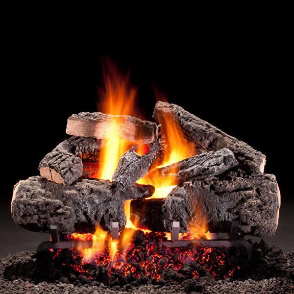 Hargrove Cross Timbers See Through Vented Gas Log Set