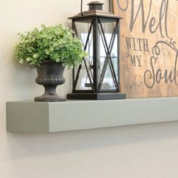 Heritage Modern Steel Mantel Shelf - 48"