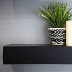 Heritage Modern Steel Mantel Shelf - 24"