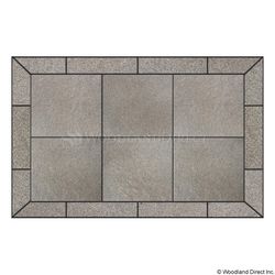 Heritage Rectangular Hearth Pad - Kassel Rock
