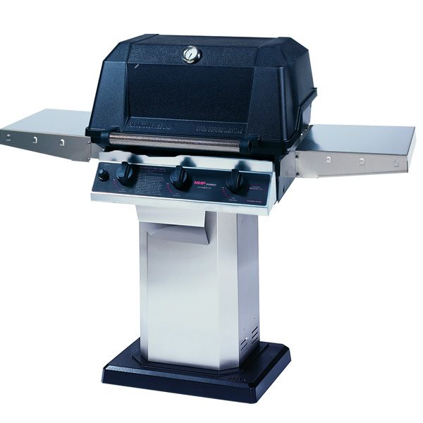 Heritage WHRG4DD Hybrid Gas Grill - Stainless Steel Column Mount