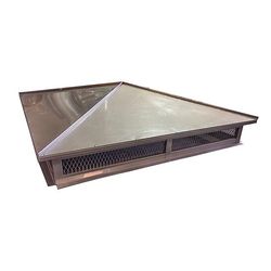 Hip and Ridge Chimney Cap - Stainless Steel