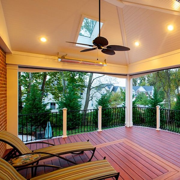 Infratech 3000 Watt WD Series Commercial Wall-Mount Patio Heater - 33"