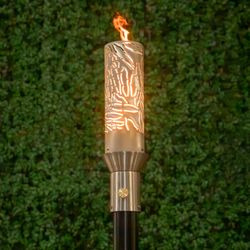 The Outdoor Plus Tropical Gas Tiki Torch
