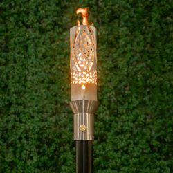 The Outdoor Plus Coral Gas Tiki Torch
