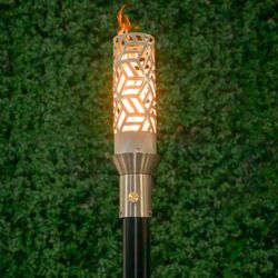 The Outdoor Plus Cubist Gas Tiki Torch