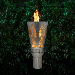 The Outdoor Plus Mosaic 2 Gas Tiki Torch