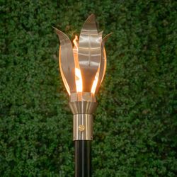 The Outdoor Plus Flower Gas Tiki Torch